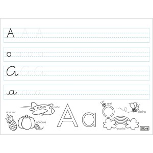 CADERNO DE ALFABETIZAÇÃO ACADÉMIE 32 FOLHAS TILIBRA