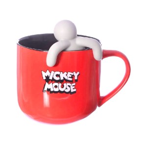 CANECA 350ML COM INFUSOR MICKEY MOUSE ZONA CRIATIVA