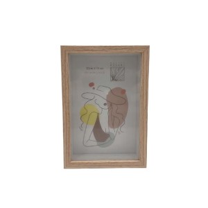 PORTA RETRATO DE MADEIRA 10X15CM