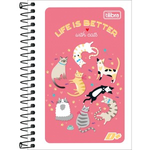 CADERNETA ESPIRAL CAPA FLEXÍVEL 1/8 D+ 96 FLS TILIBRA