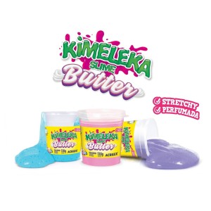 KIMELEKA SLIME BUTTER CORES SORTIDOS 130G ACRILEX