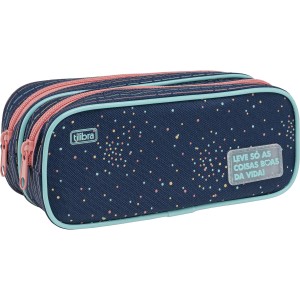 ESTOJO DUPLO GRANDE ACADÉMIE DOTS TILIBRA