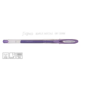 CANETA SIGNO NOBLE METAL ROXO  UNIBALL MITSUBISHI
