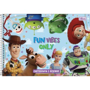 CADERNO ESP CARTOGRAFIA E DESENHO TOY STORY 80 FLS TILIBRA