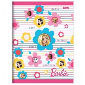 CADERNO BROCHURAO CD 80FLS BARBIE FORONI