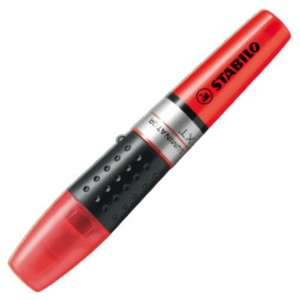 MARCA TEXTO LUMINATOR VERMELHO STABILO