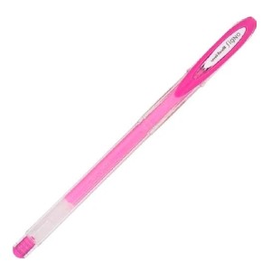 CANETA SIGNO ANGELIC COLOUR ROSA PASTEL UNIBALL MITSUBISHI