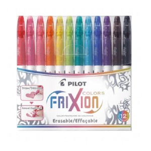 CANETA HIDROGRÁFICA FRIXION COLORS 12 CORES SW-FC-S12 PILOT