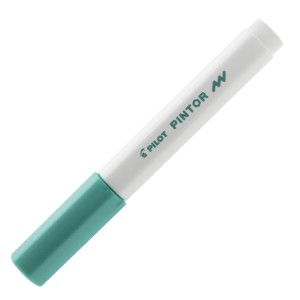 CANETA MARCADOR PILOT PINTOR FINA 1.0MM METÁLICO VERDE