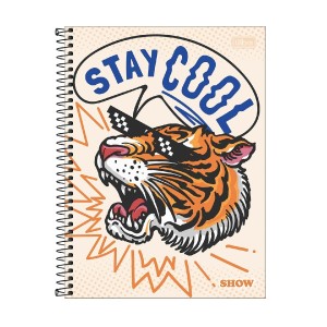 CADERNO ESPIRAL UNIVERSITARIO SHOW CD 1M 80 FLS TILIBRA