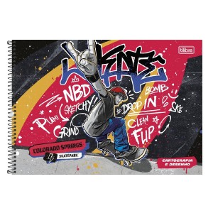 CADERNO DE CARTOGRAFIA ESPIRAL CD DO IT! 80 FLS TILIBRA