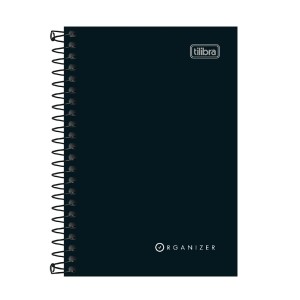 CADERNETA ESPIRAL CAPA FLEX 1/8 ORGANIZER 160 FLS TILIBRA