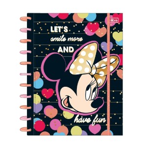 CADERNO TILIDISCO CD UNIV 10M MINNIE 160 FLS TILIBRA