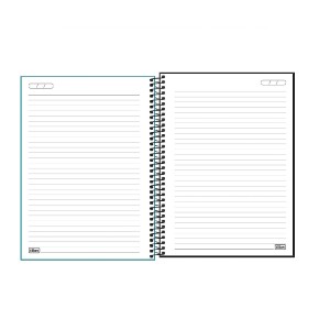 CADERNO ESPIRAL CAPA PLAST UNIV 1M NEON LARANJA 80F TILIBRA