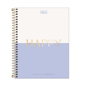 CADERNO ESPIRAL CD COLEGIAL 1M HAPPY 80 FLS TILIBRA