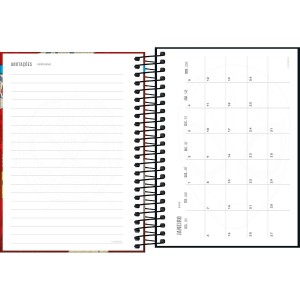AGENDA ESPIRAL DIÁRIA SPIDER MAN M4 TILIBRA
