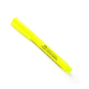 CANETA MARCA TEXTO GRIFPEN AMARELO PASTEL FABER-CASTELL