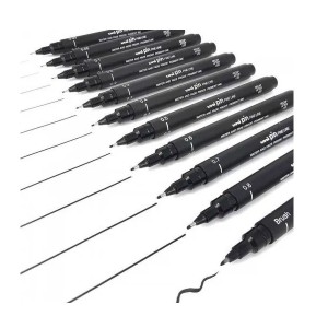 CANETA NANKIN UNI PIN FINE LINE BRUSH MITSUBISHI UNI-BALL
