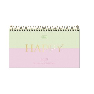 AGENDA ESPIRAL SEMANAL DE BOLSO HAPPY M2 TILIBRA