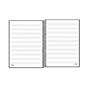 CADERNO DE MÚSICA ESPIRAL CD UNIVERSITÁRIO 80 FLS TILIBRA