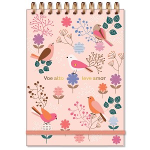 CADERNO DE IDEIAS LEVE AMOR FINA IDEIA