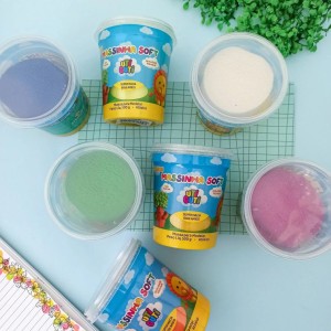 MASSINHA DE MODELAR SOFT 500G AZUL UTI GUTI