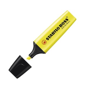 MARCA TEXTO STABILO BOSS AMARELO NEON 70/24