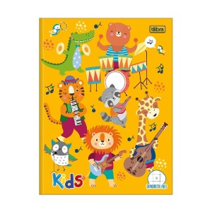 CADERNO QUADRICULADO 1X1 CM BROCHURA CD SAPECA 40FLS TILIBRA