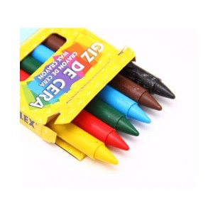 GIZ DE CERA 6 CORES ACRILEX