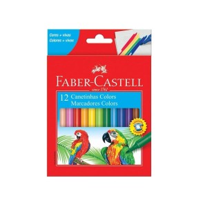 CANETINHA HIDROGRÁFICA 12 CORES FABER-CASTELL