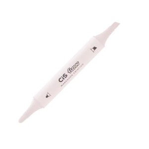 MARCADOR CRIATIVO FLOW BRANCO 2.0 PONTA DUPLA CIS