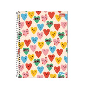 CADERNO ESPIRAL UNIVERSITÁRIO CD 10M 200F D+ FEMININ TILIBRA