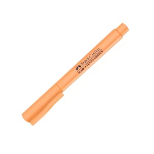 CANETA MARCA TEXTO GRIFPEN LARANJA PASTEL FABER-CASTELL