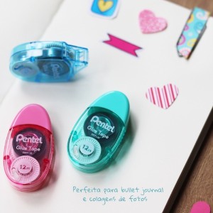 COLA EM FITA AZUL CELESTE PENTEL