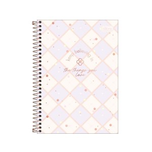 CADERNO ESPIRAL CAPA DURA 1/4 SOHO 80 FOLHAS TILIBRA