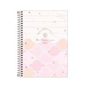 CADERNO ESPIRAL CAPA DURA 1/4 SOHO 80 FOLHAS TILIBRA