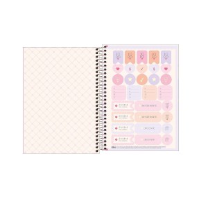 CADERNO ESPIRAL CAPA DURA 1/4 SOHO 80 FOLHAS TILIBRA