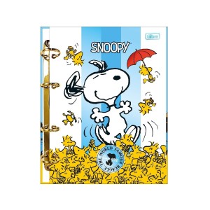 CADERNO ARGOLADO CARTONADO COLEGIAL SNOOPY 80 FLS TILIBRA