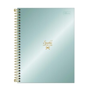 CADERNO ESPIRAL CD COLEG 1M WEST VILLAGE METALIZ 80F TILIBRA