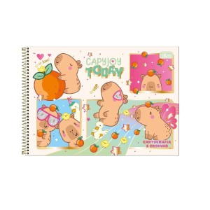 CADERNO ESP CARTOGRAFIA DESENHO CD CAPYCLUB 80 FLS TILIBRA