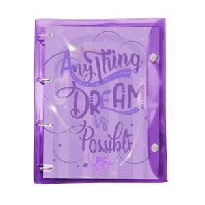 CADERNO ARGOLADO UNIVERSITÁRIO BREEZE ROXO DAC