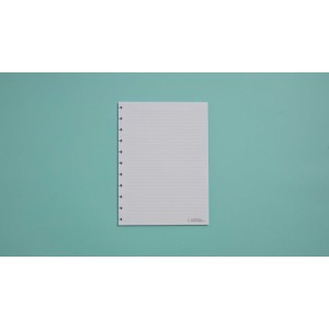 REFIL PAUTADO LINHA BRANCA GRANDE 90G CADERNO INTELIGENTE