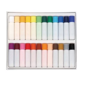 TINTA AQUARELA BISNAGA WATER COLORS 24 CORES HTP-24 PENTEL