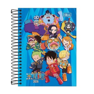 AGENDA ESPIRAL DIÁRIA ONE PIECE M4 TILIBRA