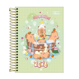 AGENDA ESPIRAL DIÁRIA CAPYCLUB M4 TILIBRA