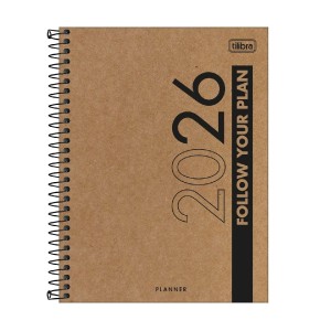 PLANNER ESPIRAL COLEGIAL KRAFTWORK M7 TILIBRA