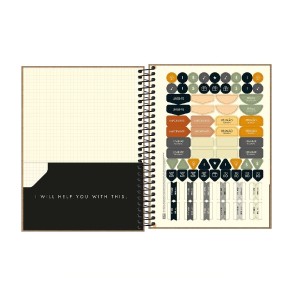 PLANNER ESPIRAL COLEGIAL KRAFTWORK M7 TILIBRA