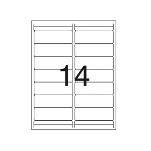 ETIQUETA 6082 10 FLS COM 14 ETIQUETA PIMACO