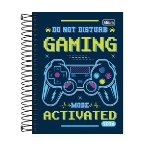 AGENDA ESPIRAL DIÁRIA D+ MASCULINA TILIBRA