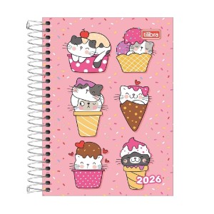 AGENDA ESPIRAL DIÁRIA SPICE FEM M3 TILIBRA